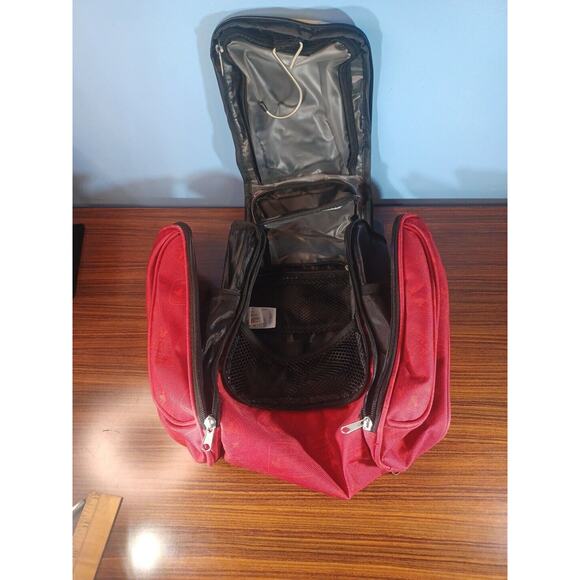 Disney Red Mickey Mouse Cooler Lunch Bag Family Size Multi Compartment Pockets - Picture 4 of 13